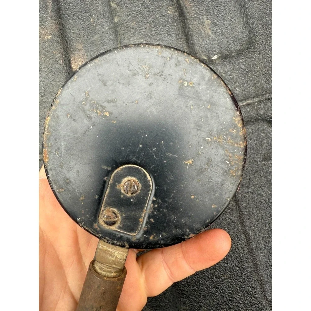 Vintage Marshalltown Iowa Pressure‎ Vacuum Gauge Industrial Steam Tool